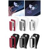 Maxbell sun Visor Sunglasses Clip Organizer Space Saving for Auto SUV White Red