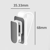 Maxbell sun Visor Sunglasses Clip Organizer Space Saving for Auto SUV White Grey