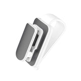 Maxbell sun Visor Sunglasses Clip Organizer Space Saving for Auto SUV White Grey