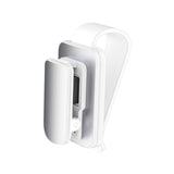 Maxbell sun Visor Sunglasses Clip Organizer Space Saving for Auto SUV White Argent