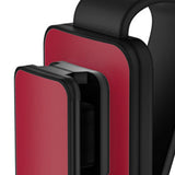 Maxbell sun Visor Sunglasses Clip Organizer Space Saving for Auto SUV Black Red