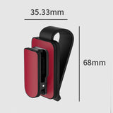 Maxbell sun Visor Sunglasses Clip Organizer Space Saving for Auto SUV Black Red