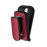 Maxbell sun Visor Sunglasses Clip Organizer Space Saving for Auto SUV Black Red