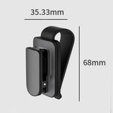 Maxbell sun Visor Sunglasses Clip Organizer Space Saving for Auto SUV Black Grey