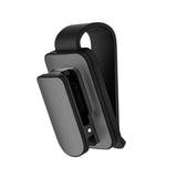 Maxbell sun Visor Sunglasses Clip Organizer Space Saving for Auto SUV Black Grey