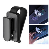 Maxbell sun Visor Sunglasses Clip Organizer Space Saving for Auto SUV Black Grey