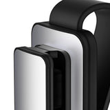 Maxbell sun Visor Sunglasses Clip Organizer Space Saving for Auto SUV Black Argent