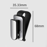 Maxbell sun Visor Sunglasses Clip Organizer Space Saving for Auto SUV Black Argent