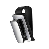 Maxbell sun Visor Sunglasses Clip Organizer Space Saving for Auto SUV Black Argent