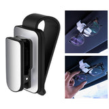 Maxbell sun Visor Sunglasses Clip Organizer Space Saving for Auto SUV Black Argent