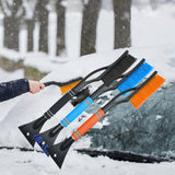 Maxbell Ice Scraper Snow Ice Shovel Sponge Handle Window Cleaning for Suvs Auto Black