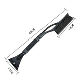 Maxbell Ice Scraper Snow Ice Shovel Sponge Handle Window Cleaning for Suvs Auto Black