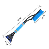 Maxbell Ice Scraper Snow Ice Shovel Sponge Handle Window Cleaning for Suvs Auto Blue