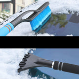 Maxbell Ice Scraper Snow Ice Shovel Sponge Handle Window Cleaning for Suvs Auto Blue