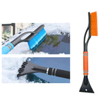 Maxbell Ice Scraper Snow Ice Shovel Sponge Handle Window Cleaning for Suvs Auto Orange