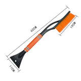 Maxbell Ice Scraper Snow Ice Shovel Sponge Handle Window Cleaning for Suvs Auto Orange