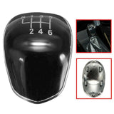 Maxbell Gear Shift Knob Cap Cover Parts Portable for Ford Fiesta MK7 2008-2013 Black