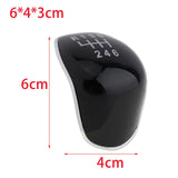 Maxbell Gear Shift Knob Cap Cover Parts Portable for Ford Fiesta MK7 2008-2013 Black