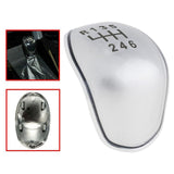 Maxbell Gear Shift Knob Cap Cover Parts Portable for Ford Fiesta MK7 2008-2013 Argent