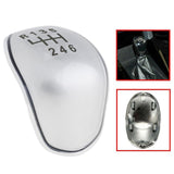 Maxbell Gear Shift Knob Cap Cover Parts Portable for Ford Fiesta MK7 2008-2013 Argent