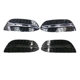 Maxbell Fog Light Bumper Grille 2058851523 2058851623 for Mercedes-Benz C-Class W205 With Black Strip