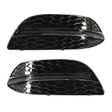 Maxbell Fog Light Bumper Grille 2058851523 2058851623 for Mercedes-Benz C-Class W205 With Black Strip