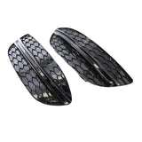 Maxbell Fog Light Bumper Grille 2058851523 2058851623 for Mercedes-Benz C-Class W205 With Black Strip