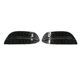 Maxbell Fog Light Bumper Grille 2058851523 2058851623 for Mercedes-Benz C-Class W205 With Black Strip