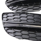 Maxbell Fog Light Bumper Grille 2058851523 2058851623 for Mercedes-Benz C-Class W205 With Black Strip