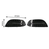 Maxbell Fog Light Bumper Grille 2058851523 2058851623 for Mercedes-Benz C-Class W205 With Black Strip
