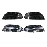 Maxbell Fog Light Bumper Grille 2058851523 2058851623 for Mercedes-Benz C-Class W205 With Black Strip