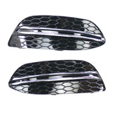 Maxbell Fog Light Bumper Grille 2058851523 2058851623 for Mercedes-Benz C-Class W205 With Bight Strip
