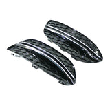 Maxbell Fog Light Bumper Grille 2058851523 2058851623 for Mercedes-Benz C-Class W205 With Bight Strip