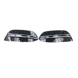 Maxbell Fog Light Bumper Grille 2058851523 2058851623 for Mercedes-Benz C-Class W205 With Bight Strip