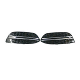 Maxbell Fog Light Bumper Grille 2058851523 2058851623 for Mercedes-Benz C-Class W205 With Bight Strip