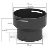 Maxbell Duct Pipe Reducer Converter Portable Accessory Straight Durable Premium