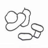 Maxbell 2x Car Engine Oil Filter Housing Seal Gasket Kit for BMW E46 E81 E82