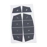 Maxbell Automobile Steering Wheel Button Stickers Interior for Porsche Cars