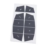 Maxbell Automobile Steering Wheel Button Stickers Interior for Porsche Cars