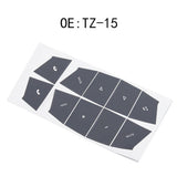 Maxbell Automobile Steering Wheel Button Stickers Interior for Porsche Cars
