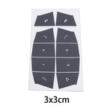 Maxbell Automobile Steering Wheel Button Stickers Interior for Porsche Cars