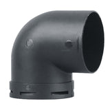 Maxbell Air Ducting Pipe Elbow Outlet Round Tube Durable Heater Accessories 75mm