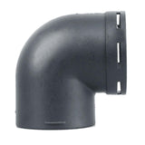 Maxbell Air Ducting Pipe Elbow Outlet Round Tube Durable Heater Accessories 75mm