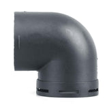 Maxbell Air Ducting Pipe Elbow Outlet Round Tube Durable Heater Accessories 75mm