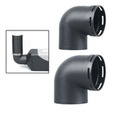 Maxbell Air Ducting Pipe Elbow Outlet Round Tube Durable Heater Accessories 75mm