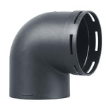 Maxbell Air Ducting Pipe Elbow Outlet Round Tube Durable Heater Accessories 75mm