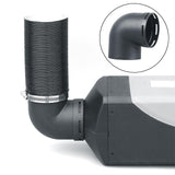 Maxbell Air Ducting Pipe Elbow Outlet Round Tube Durable Heater Accessories 75mm