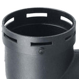 Maxbell Air Ducting Pipe Elbow Outlet Round Tube Durable Heater Accessories 60mm