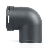 Maxbell Air Ducting Pipe Elbow Outlet Round Tube Durable Heater Accessories 60mm