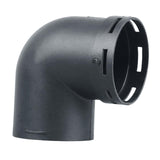 Maxbell Air Ducting Pipe Elbow Outlet Round Tube Durable Heater Accessories 60mm